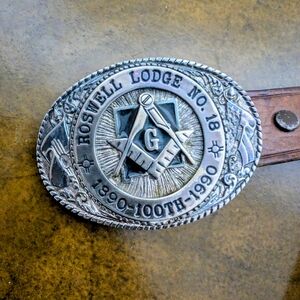 Limited Edition Silver Belt Buckle